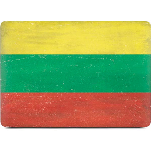 Lithuania Flag Distressed Apple MacBook Pro 16-inch Skin